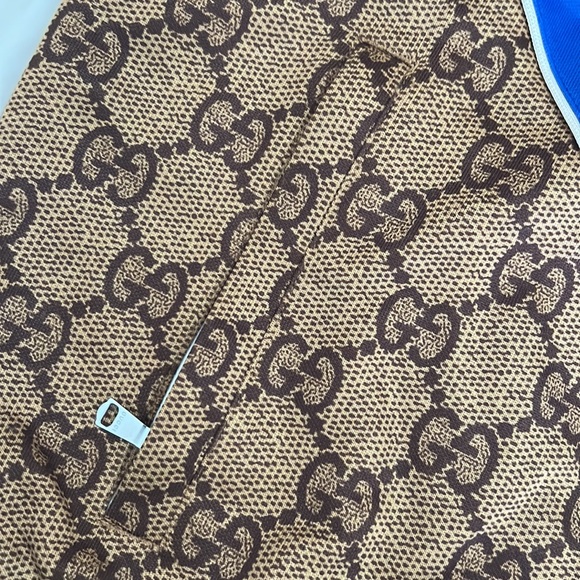 💯% Auth Gucci Men’s Tracksuit Jacket GG “Technical Jersey Jacket” Sz M - Picture 9 of 13